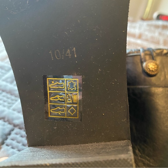 Miz Mooz Normandy Mid Calf Black Leather Riding Boot - Picture 11 of 16